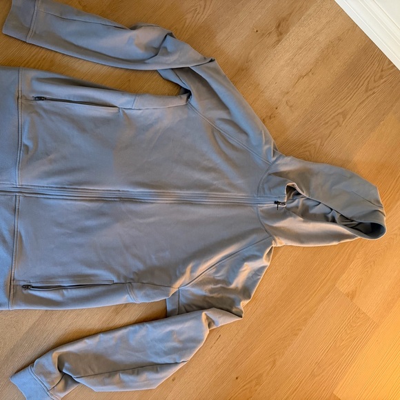 lululemon athletica Other - lululemon athletica Light Gray Full-Zip Hoodie